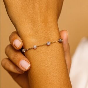 Swarovski Bracelet Blow Ball Gold